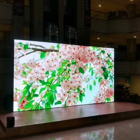 Señal de video LED de gabinete de aluminio fundido a presión para publicidad interior