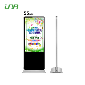 Pantalla digital de tótem LCD de aleación de aluminio de doble cara