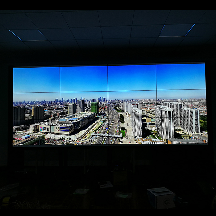 Pared de video LCD de empalme para sala de reuniones con varias pantallas