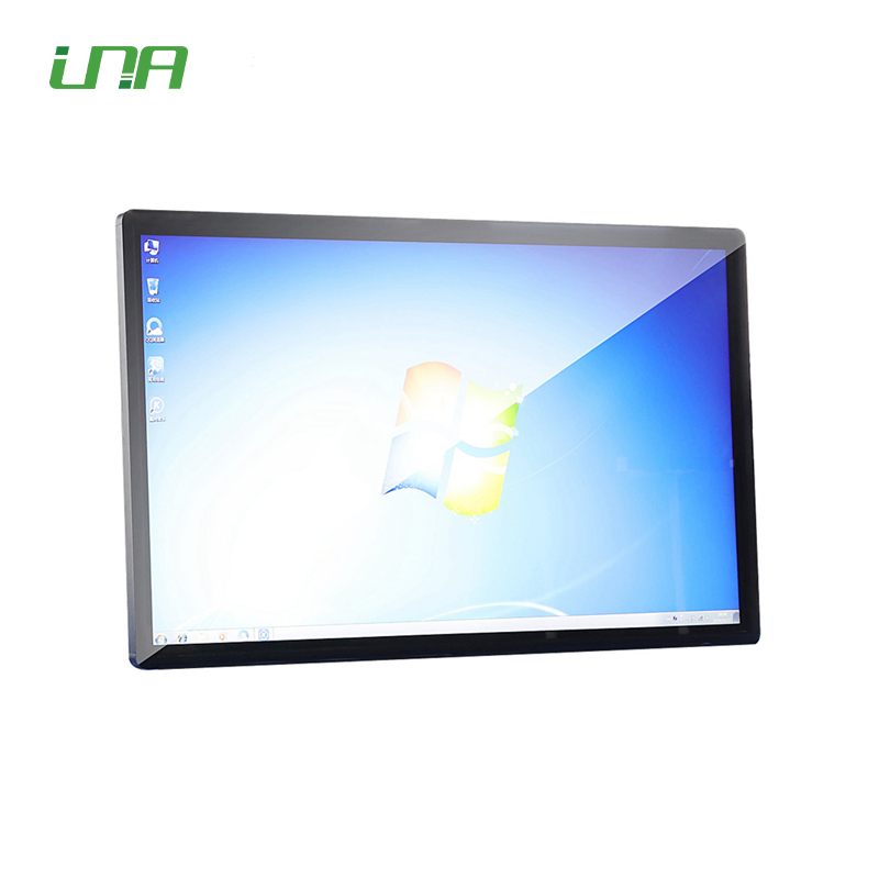 Pantalla digital LCD montada en paisaje con tótem para interiores de 55''