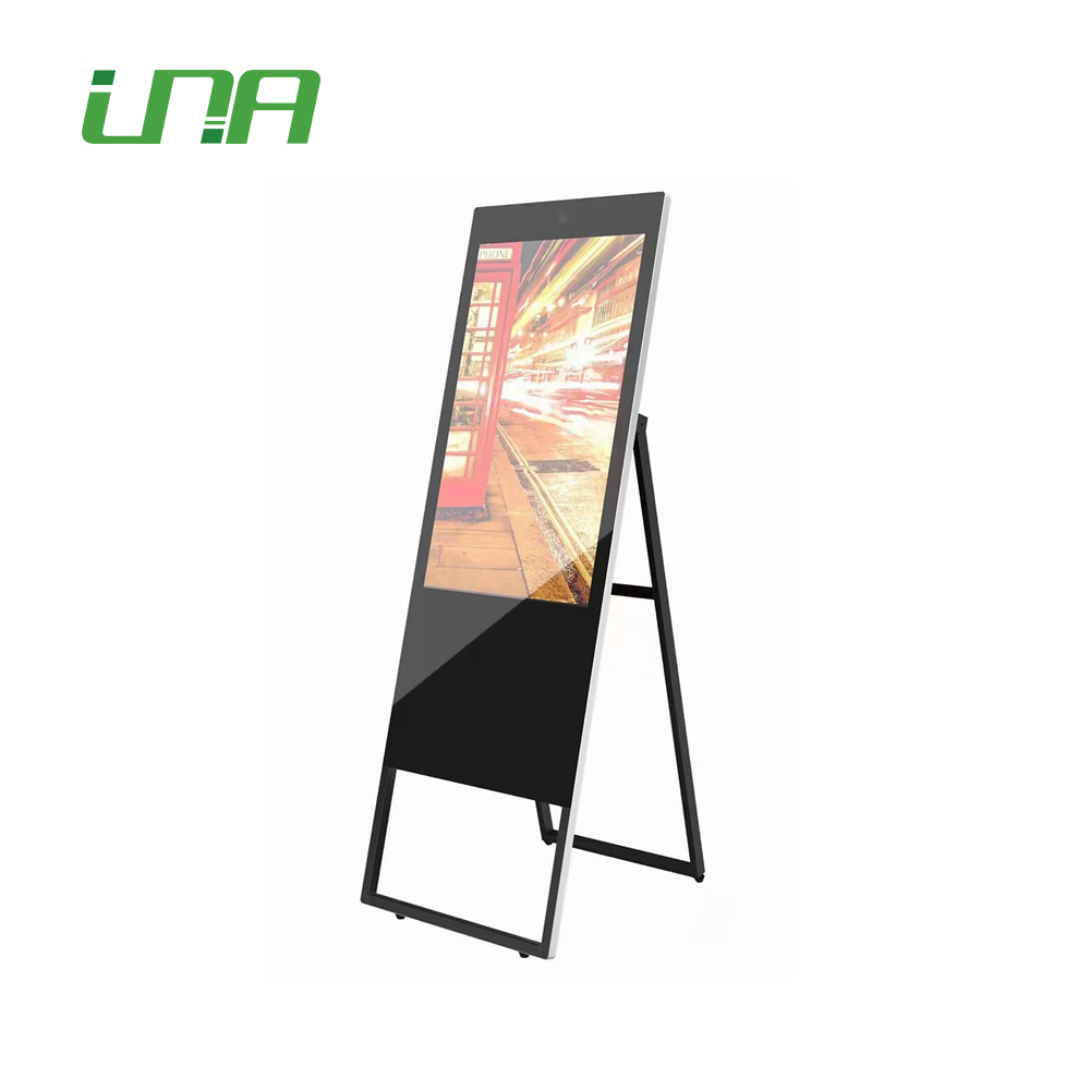 Señalización de cartel digital LCD inteligente de publicidad flexible para interiores